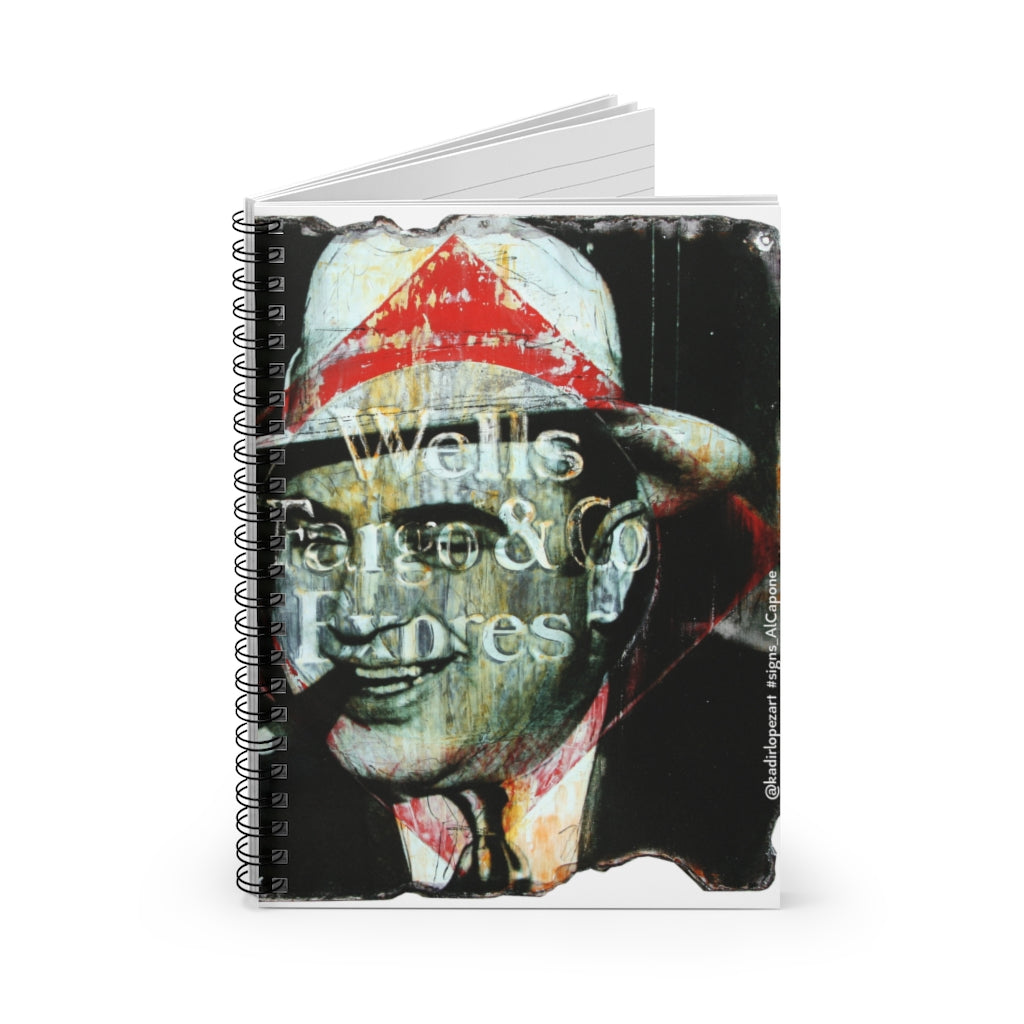 Al Capone - Spiral Notebook - Ruled Line